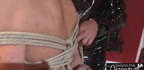  Queen Dominatrix Frida (Suspension) BDSM fetish rope bondage CBT